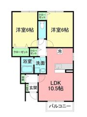 アベニュー参番館の間取り画像