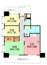 ライオンズマンション海老名第3の間取り画像
