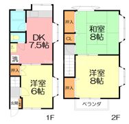 テラスパークサイドの間取り画像