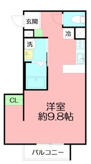 パラディメゾンあふりの間取り画像