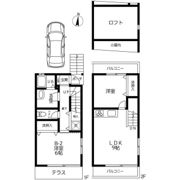名瀬町テラスハウスの間取り画像