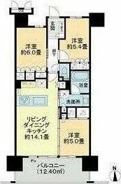 ルネ本厚木の間取り画像