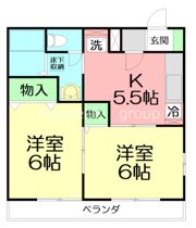 早川ハイツIIの間取り画像
