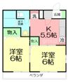 早川ハイツIIの間取り画像