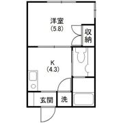 銀河ハイツの間取り画像