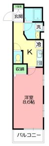 West Village（ウエストヴィレッジ）の間取り画像
