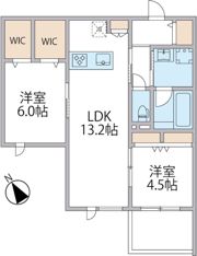 パークアヴェニュー湘南辻堂 北棟の間取り画像