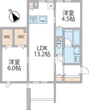 パークアヴェニュー湘南辻堂 南棟の間取り画像