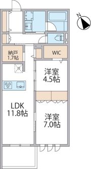 パークアヴェニュー湘南辻堂 南棟の間取り画像
