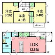 ヴァネラス南棟の間取り画像