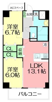 モンレーヴ海老名の間取り画像