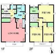 ノートルメゾンAの間取り画像