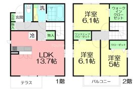 堀之内戸建て F棟の間取り画像