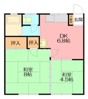 鎌田コーポの間取り画像