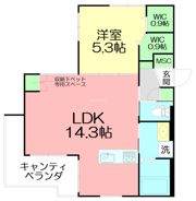 Maison la bell merの間取り画像