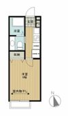 ARTEIE東海大駅前の間取り画像