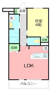 長塚ハイツの間取り画像