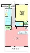 長塚ハイツの間取り画像