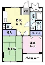 コージェスト上宿の間取り画像