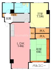 ドエル杉山の間取り画像