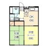コーポこみやの間取り画像
