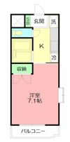 メゾン榎木町の間取り画像