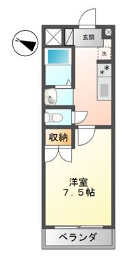 ソレイユ・エスの間取り画像