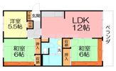 湘南ハイムFE棟の間取り画像