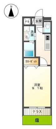 イル マーレ アッズッロ（il mare azzurro）の間取り画像