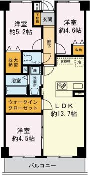 カーラホーチカタノの間取り画像