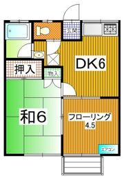 サンハイム内田B棟の間取り画像