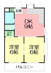 ロイヤルハイツ東海の間取り画像