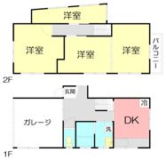 MotoBase長持の間取り画像