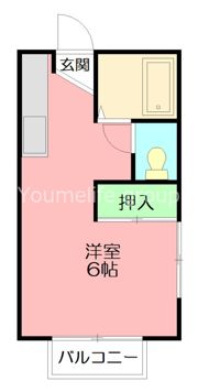 コーポむつみの間取り画像