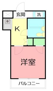 フレンドポート座間第2の間取り画像