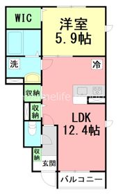LILY MORE COURTの間取り画像