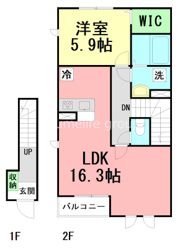 LILY MORE COURTの間取り画像
