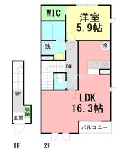 LILY MORE COURTの間取り画像