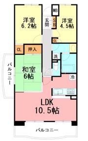 グランドビュー茅ヶ崎の間取り画像