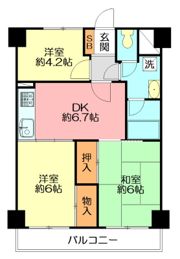 グレイス秦野の間取り画像