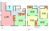 R＆R本鵠沼貸家の間取り画像