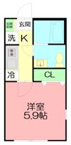ウィステリア藤沢善行の間取り画像