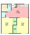 桜台コーポBの間取り画像