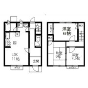 テラス国府B棟の間取り画像