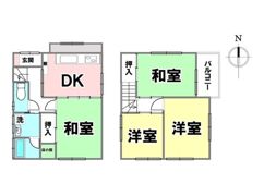生沢貸家の間取り画像