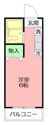 パレス西湘海岸A棟の間取り画像