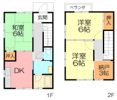 白岩ハイツの間取り画像