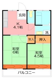 須藤荘の間取り画像