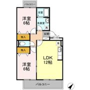 アルファタウン秦野新町 Bの間取り画像