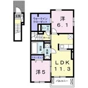ミストラル湘南Bの間取り画像